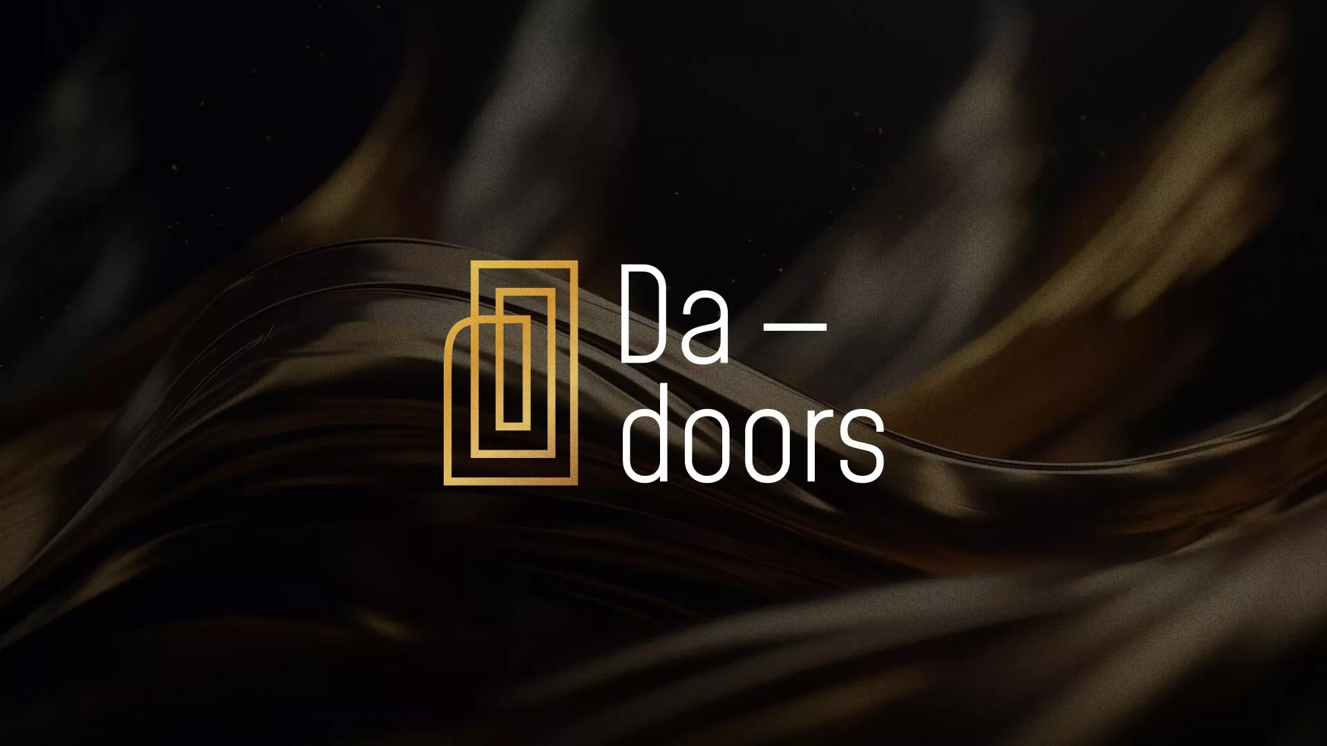 Разработка логотипа для компании «DA-DOORS» в Западной Двине